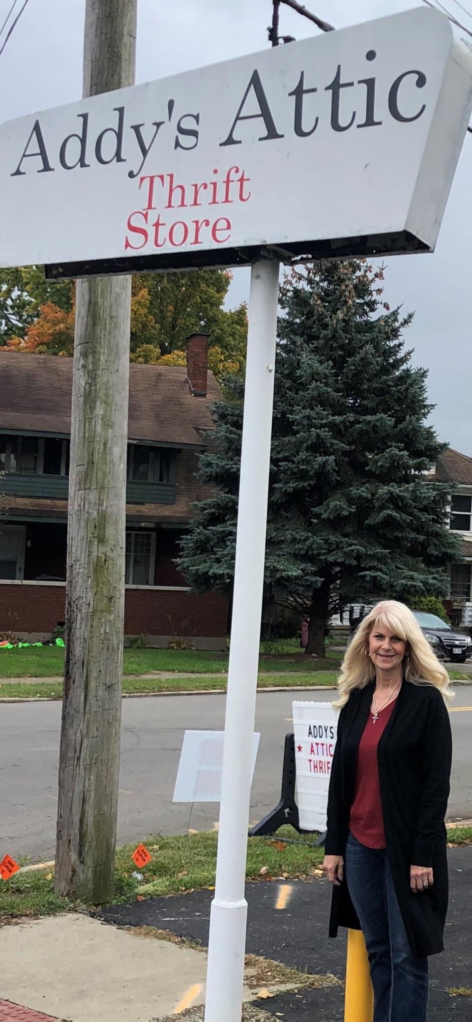 Addy's Attic owner Peggy Powers moved the thrift store to 280 Marion Ave. in Mansfield in September after previously being located on Park Avenue West.