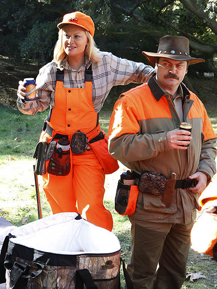 <p>Poehler's character, Leslie Knope, already had a penchant for wearing suits, making it relatively easy to conceal Poehler's pregnancy (with son Abel, born in August 2010) behind blazers - and hunting overalls - in the show's second season. The show also opted to film the first six episodes of the third season in succession with the second so that they could give Poehler a maternity leave. </p>