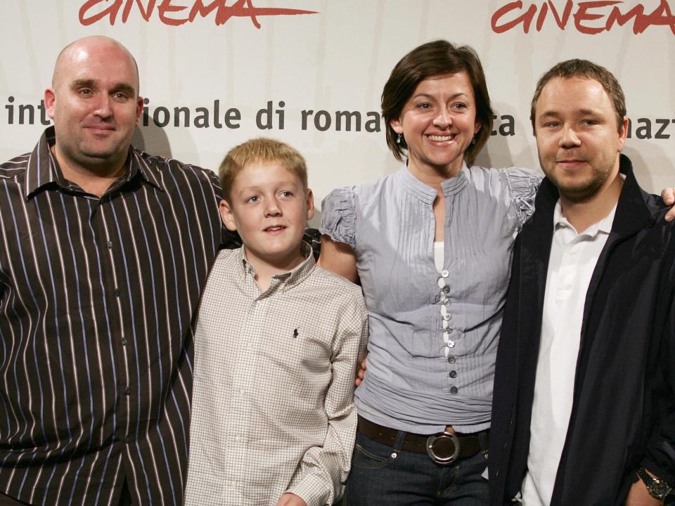 Shane Meadows, Thomas Turgoose, Jo Hartley and Stephen Graham (AFP via Getty Images)