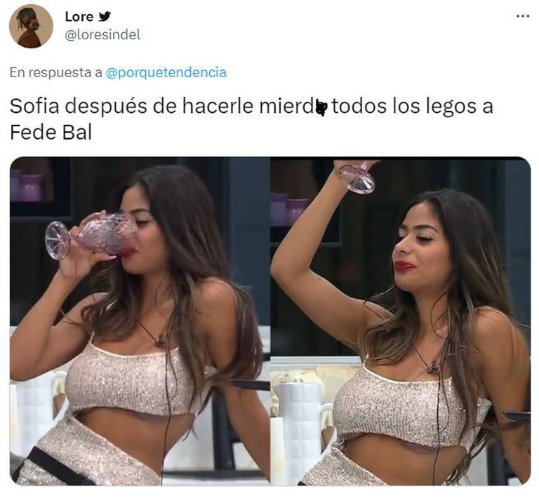 Los memes de la separación entre Fede Bal y Sofía Aldrey