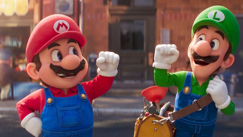 Mario and Luigi in Nintendo’s “The Super Mario Bros. Movie.”