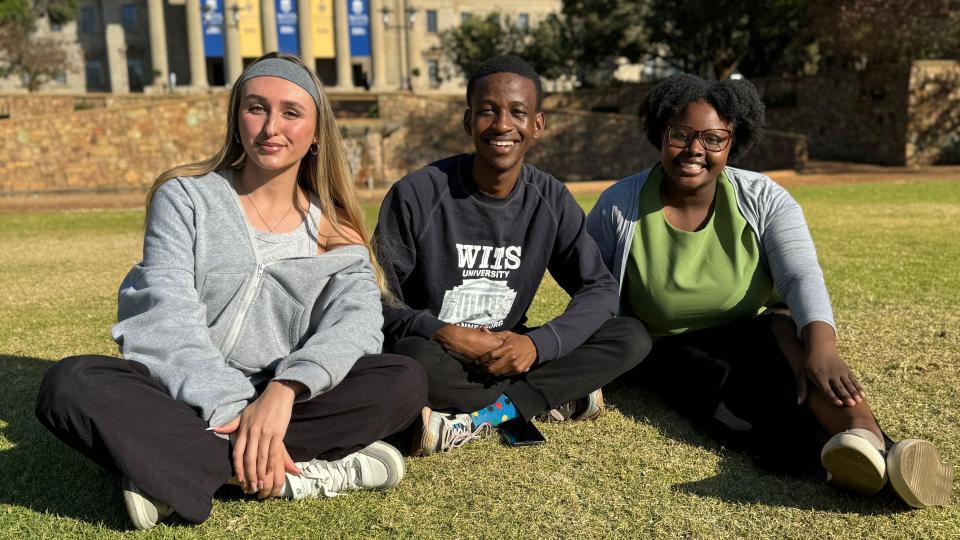 (L-R): Silka Graetz;  Lerato Setsiba;  Nobuhle Khumalo