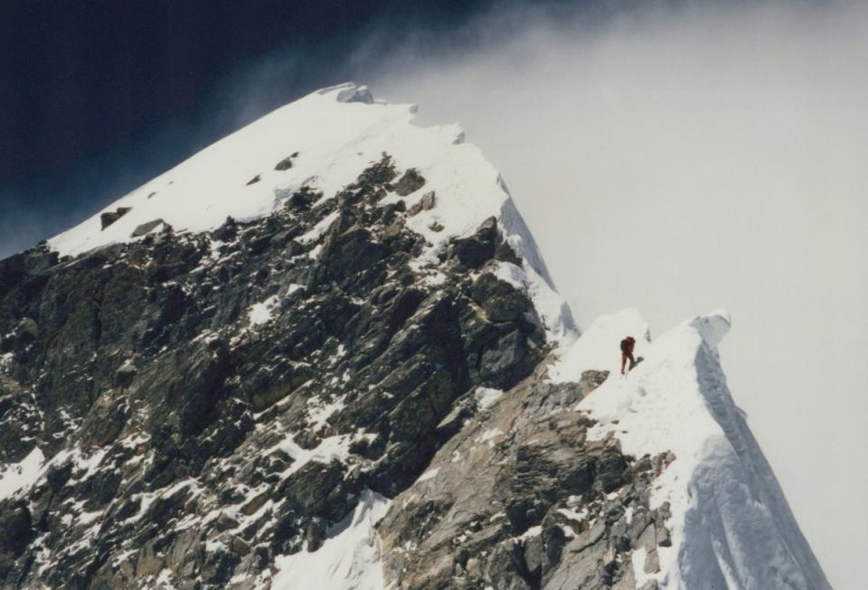 Michael Matthews on the South Summit (28700 ft) May 1999. (The Matthews Family)