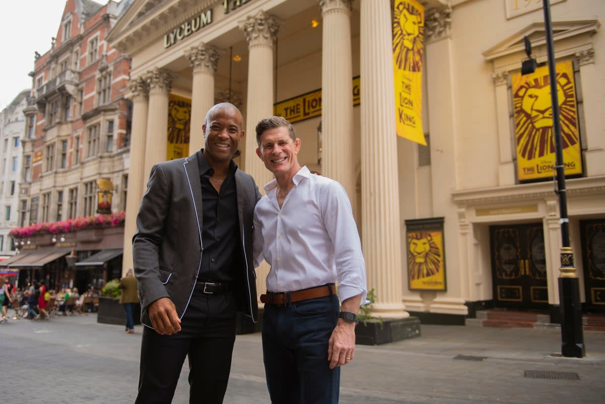 Shaun Escoffery, left, and George Asprey  (Disney - The Lion King London)