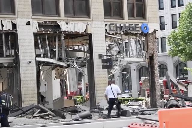 <p>Jason Van Hoose/Facebook</p> The explosion occurred in downtown Youngstown, Ohio on May 28, 2024