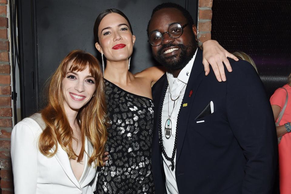 Molly Bernard, Mandy Moore, and Brian Tyree Henry