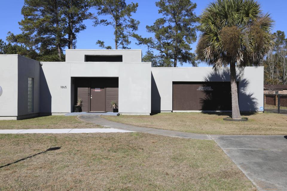 The exterior of South Carolina civil rights photographer Cecil Williams' museum, the only civil rights museum in the state, is shown on Tuesday, Dec. 12, 2023, in Orangeburg, South Carolina. (AP Photo/Jeffrey Collins)