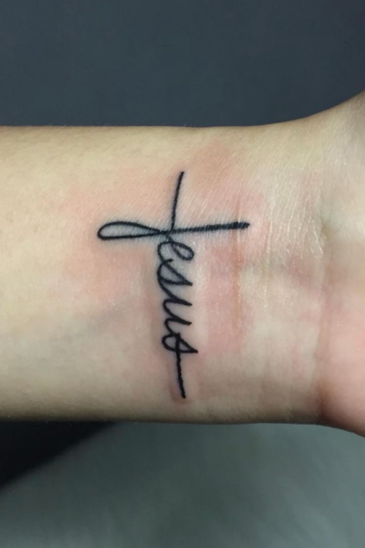 Jesus cross tattoo <p>Geztattoo</p>