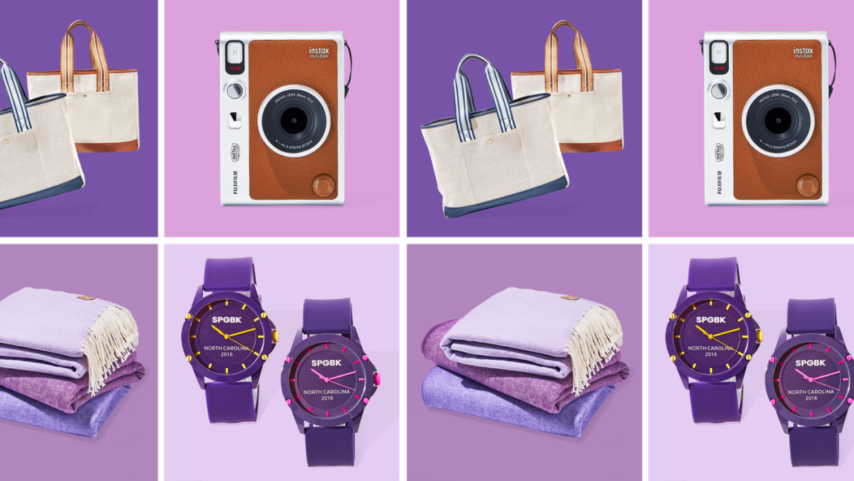 bag, camera, blanket, watches