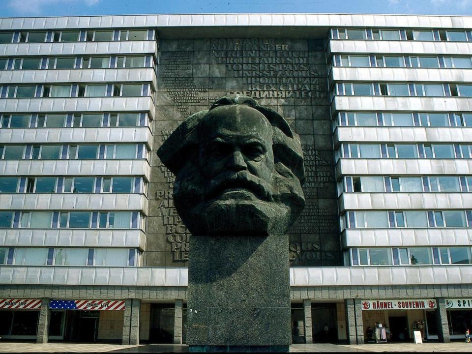 A monument to Karl Marx in the German city Chemnitz, formerly Karl-Marx-Stadt (Getty)