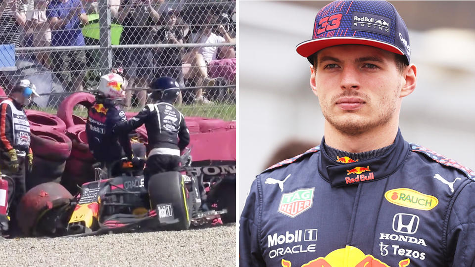 Max Verstappen's brutal British GP crash will set his Red Bull team back nearly two million dollars.