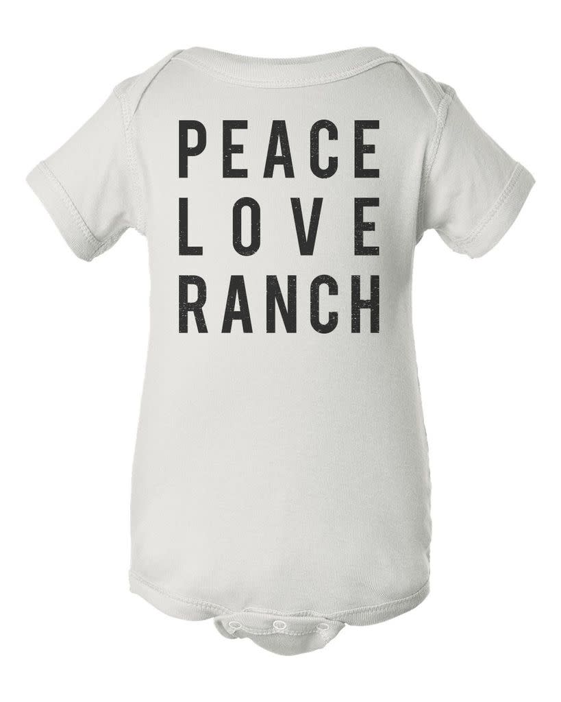 Buy the <a href="https://www.flavourgallery.com/collections/hidden-valley-ranch/products/hidden-valley-ranch-peace-love-ranch-baby-onesie-1" target="_blank">'Peace, Love, Ranch' baby onesie </a>for $25