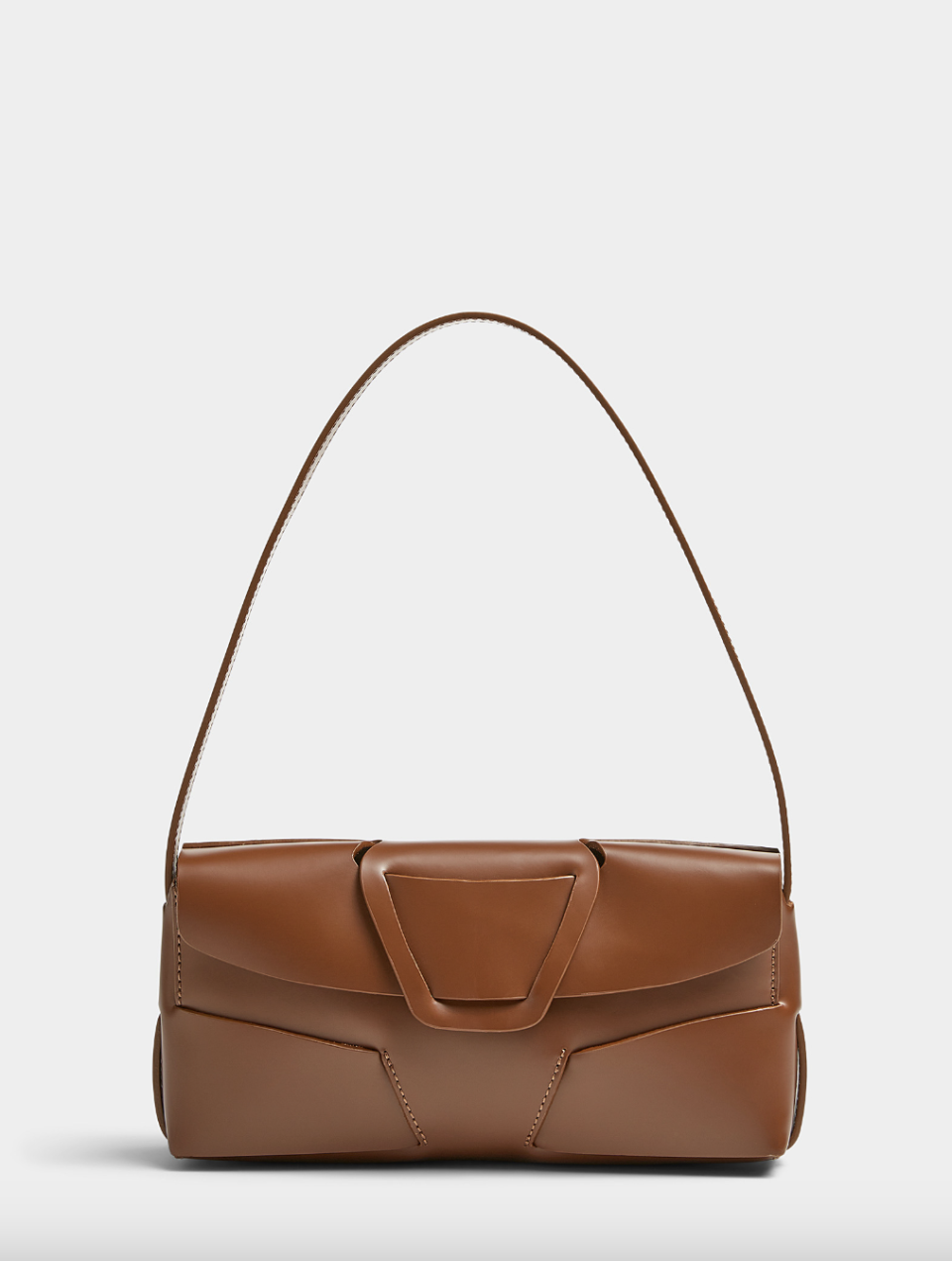 Hereu Perlata Braided Detail Leather Baguette Bag (photo via Simons)