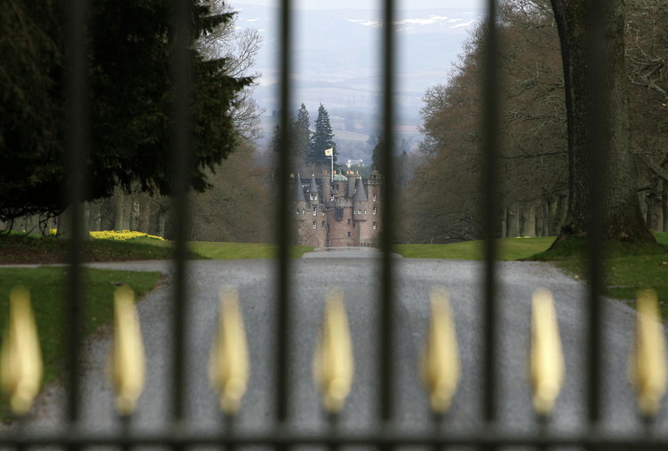 The assault took place at Glamis Castle. (PA)