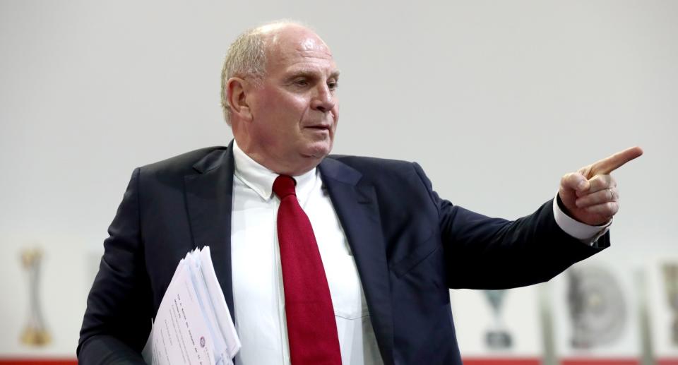 Uli Hoeneß vom FC Bayern sieht die Dinge etwas anders. (Bild: Getty Images)