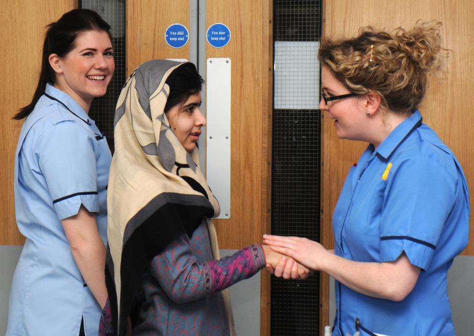 Malala Yousafzai leaves Hospital