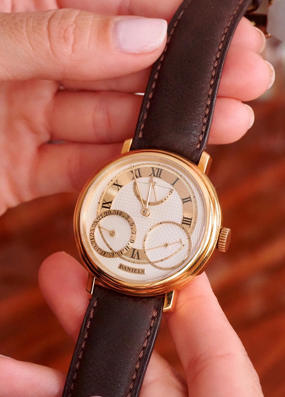 The Co-Axial Anniversary watch designed by Roger W. Smith 