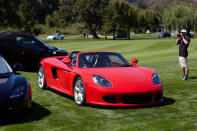 Porsche Carrera GT outside the Quail