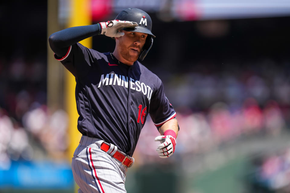 明尼蘇達雙城Jordan Luplow。（MLB Photo by Brace Hemmelgarn/Minnesota Twins/Getty Images）