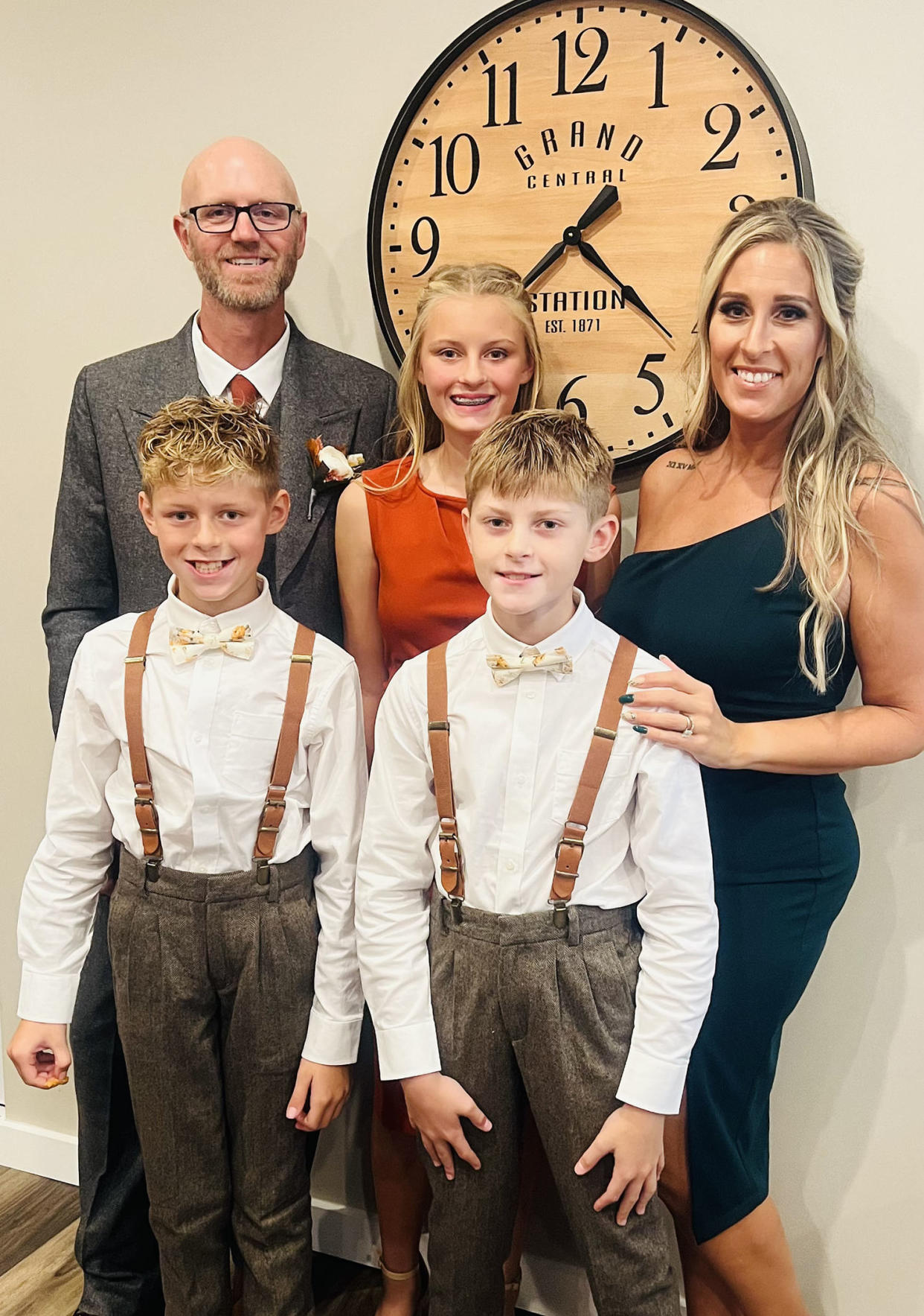 The Westfield family: Emily, her husband Max, their daughter Mckenna and sons Jack (right) and Charlie (left). (Courtesy Emily Westerfield)