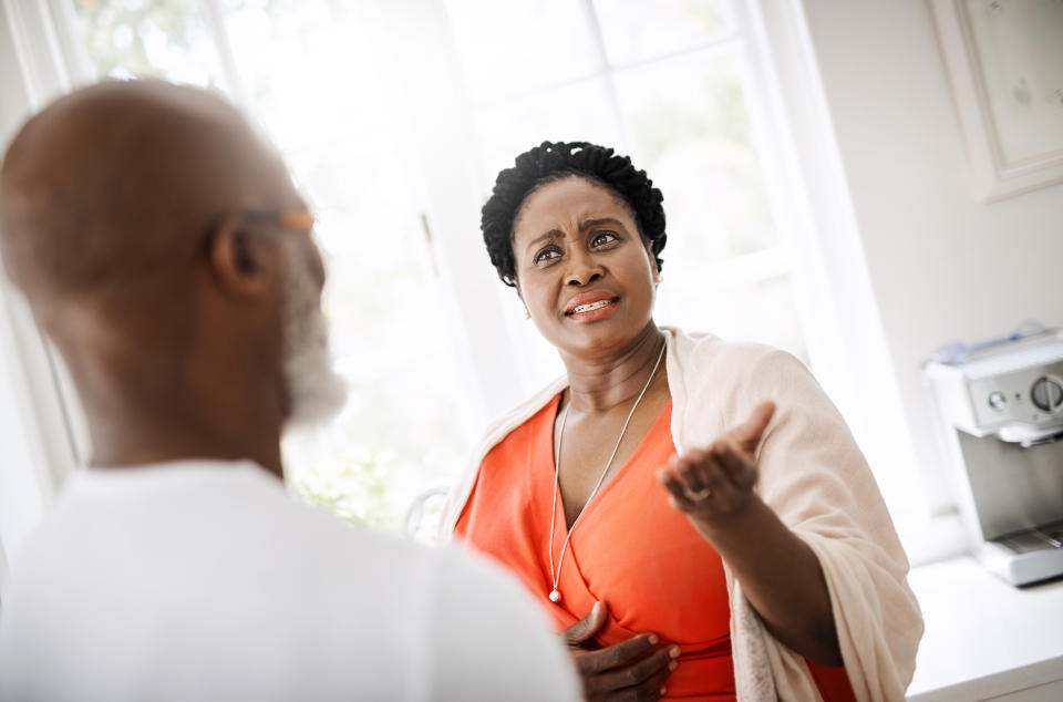 Once you broach the initial conversation, it's OK to tell the constant contrarian in your life, "Hey, you're doing it again." (Photo: Cecilie_Arcurs via Getty Images)