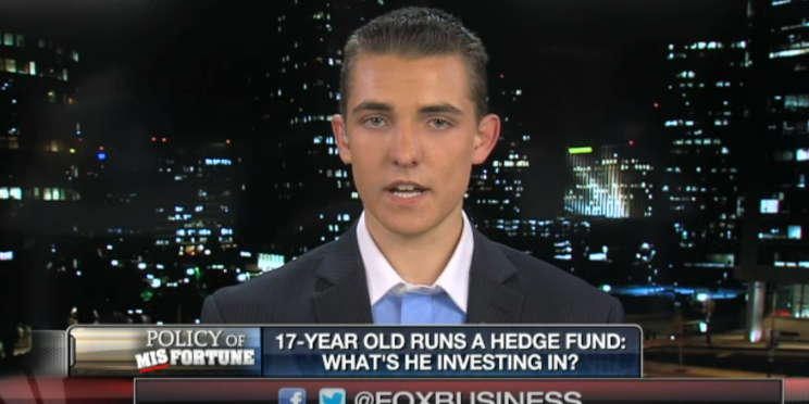 Jacob Wohl appeared on Fox Business Network shortly after the KTLA story