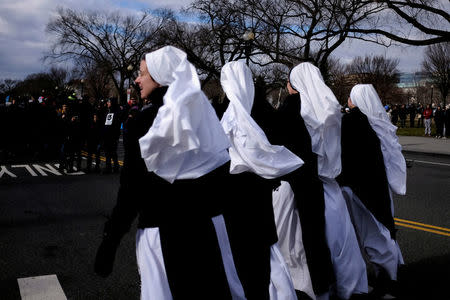 The annual March for Life rally takes place on the grounds of the Washington Monument. REUTERS/James Lawler Duggan