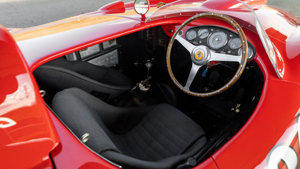 Along with Fangio and Shelby, the list of famed pilots in this cockpit includes, among others, Phil Hill and Masten Gregory. - Credit: Patrick Ernzen, courtesy of RM Sotheby's.