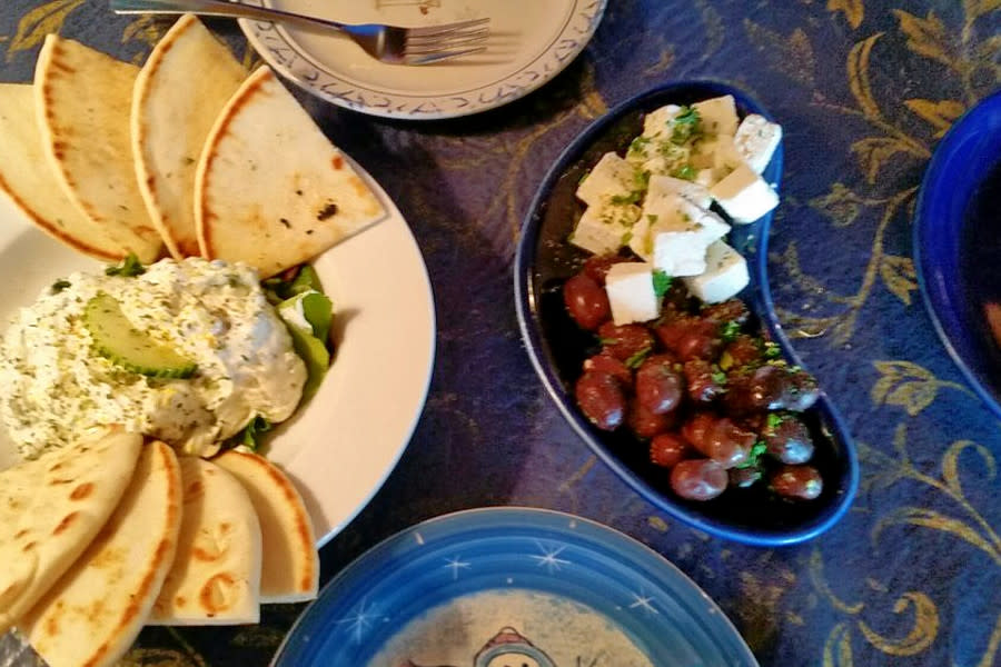 <b>Photo: BRidgette c./<a href="https://yelp.com/biz_photos/mina-and-dimis-greek-house-san-antonio?select=HECgUsqiXCkidkKzpsvlvg&utm_campaign=405acac0-a204-4318-a9ab-9410abd0f511%2C02f6ca60-d8f8-4358-ab06-1b0f696c0f64&utm_medium=81024472-a80c-4266-a0e5-a3bf8775daa7" rel="nofollow noopener" target="_blank" data-ylk="slk:Yelp;elm:context_link;itc:0;sec:content-canvas" class="link ">Yelp</a></b>