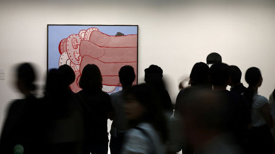 Visitors take a look around at the Frieze art fair in Seoul, South Korea. - Kim Hong-Ji/Reuters