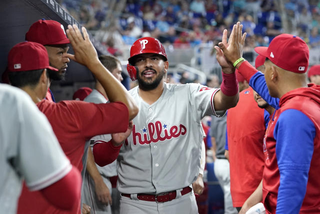 Phillies Score Late Against Alcantara, Hold Off Marlins 2-1 – NBC