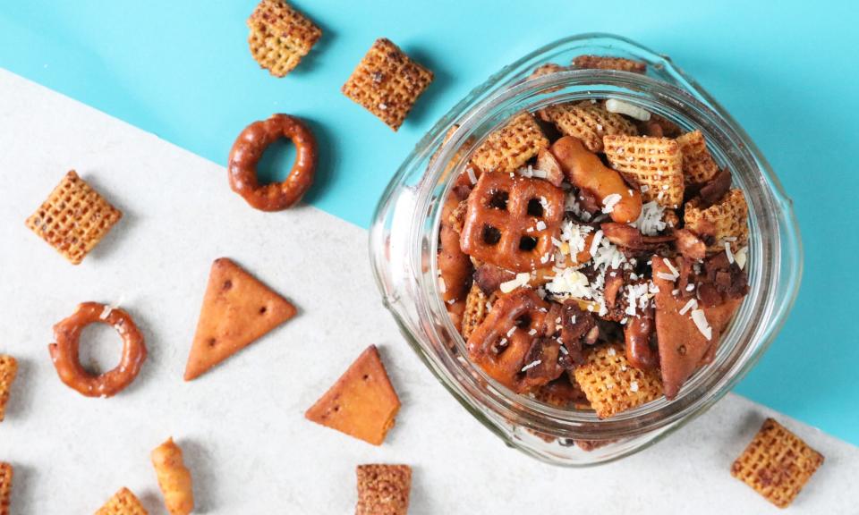 Bacon Fat Chex Mix Will Make Everyone at the Party Love You