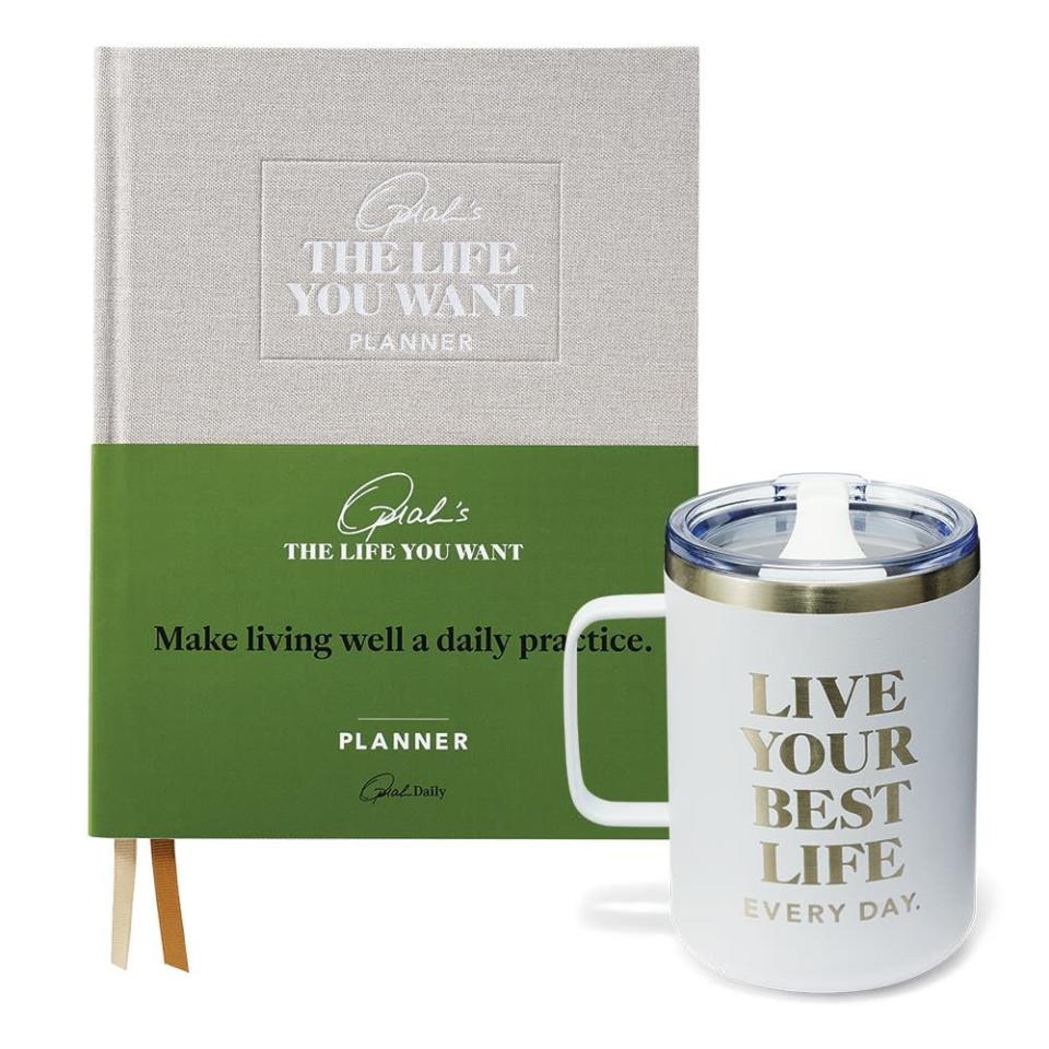 <p><a href="https://shop.oprahdaily.com/oprah-s-the-life-you-want-planner-travel-mug-bundle.html" rel="nofollow noopener" target="_blank" data-ylk="slk:Shop Now;elm:context_link;itc:0;sec:content-canvas" class="link ">Shop Now</a></p><p>Oprah's The Life You Want Planner & Travel Mug Bundle</p><p>oprahdaily.com</p><p>$55.00</p>