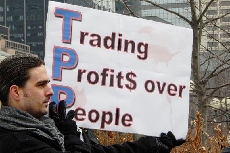 一如許多自由貿易協定，TPP也引發抗議。（取自網路）