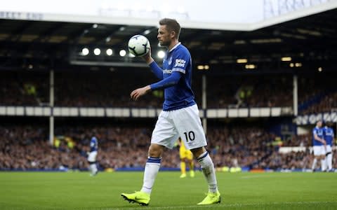 Gylfi Sigurdsson of Everton during the Premier League match between Everton FC and Crystal Palace - Credit: GETTY IMAGES
