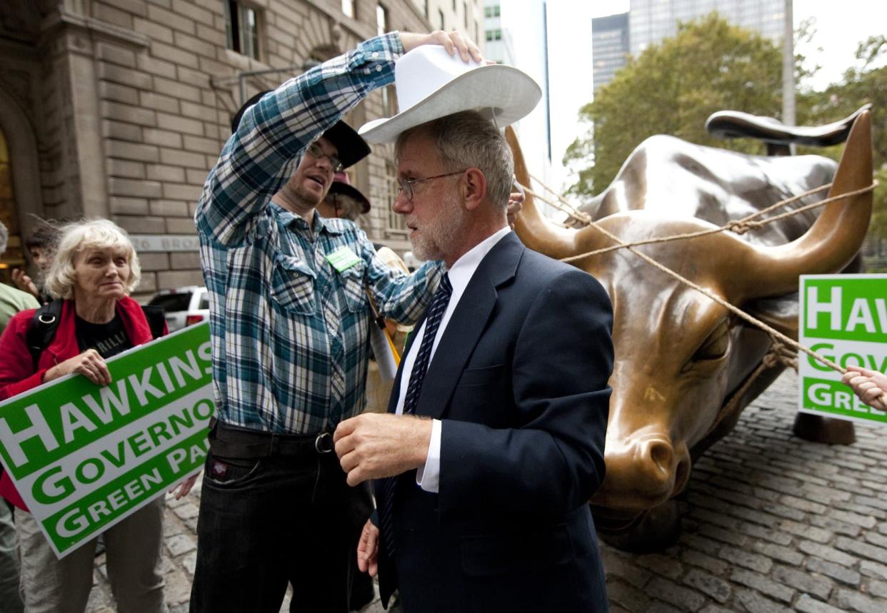 Howie Hawkins en 2010 - DON EMMERT / AFP