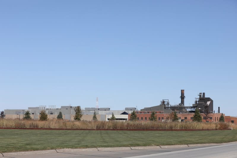 John Deere's Harvester Works facility is seen in East Moline