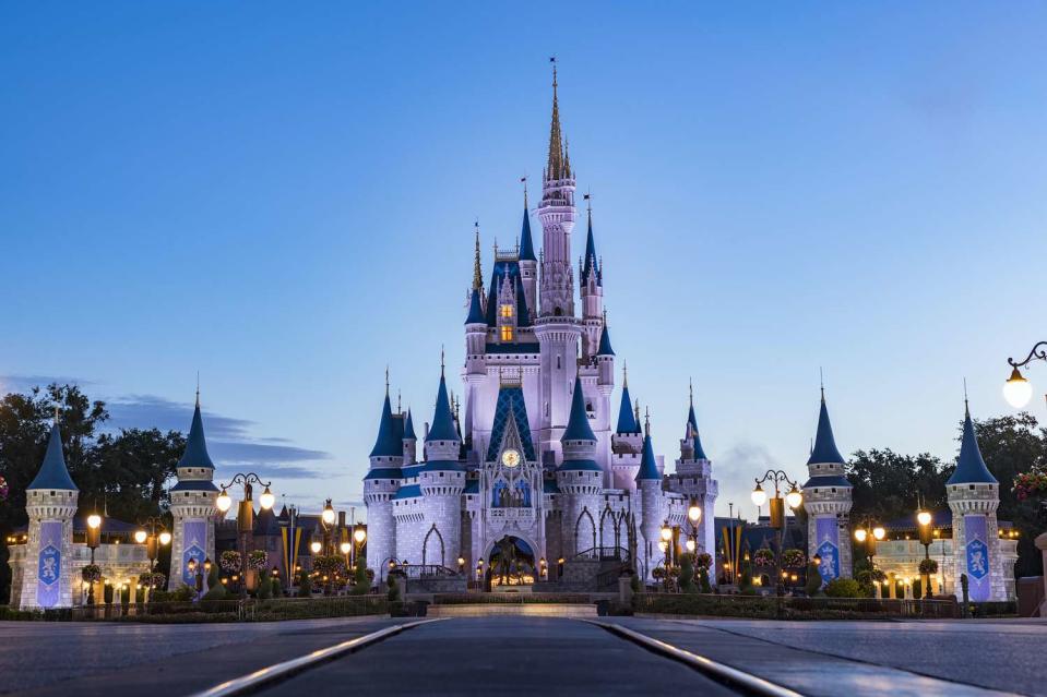 <p>Disney</p> A stock image of Disney World