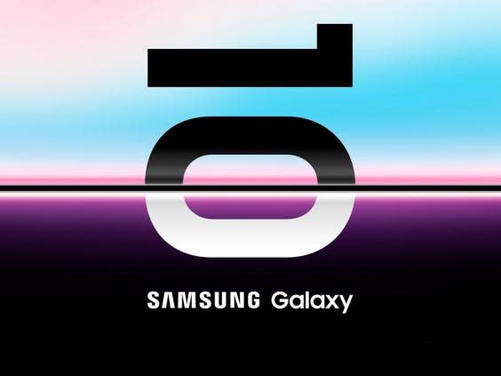 The Galaxy Fold was unveiled on the 10th anniversary of Samsung's Galaxy S-range of smartphones (Samsung)