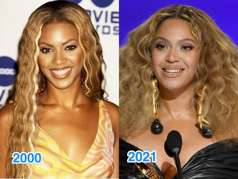 beyonce then and now