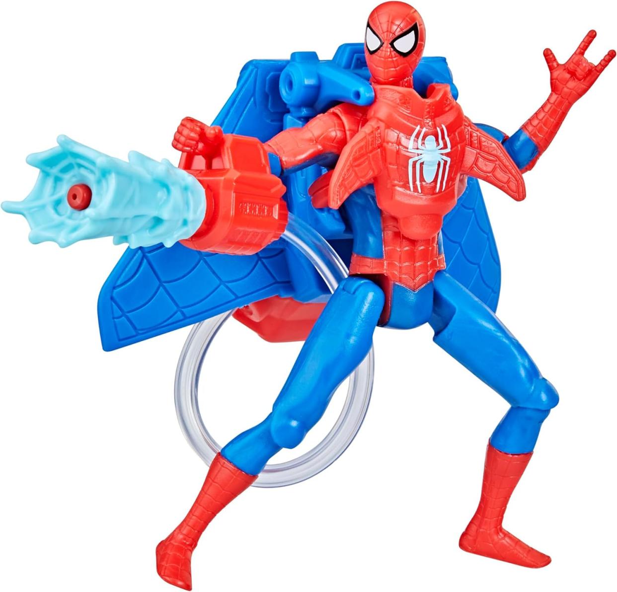 Hasbro's new line of Spider-Man toys include this Aqua Web Warrior (Courtesy Hasbro)