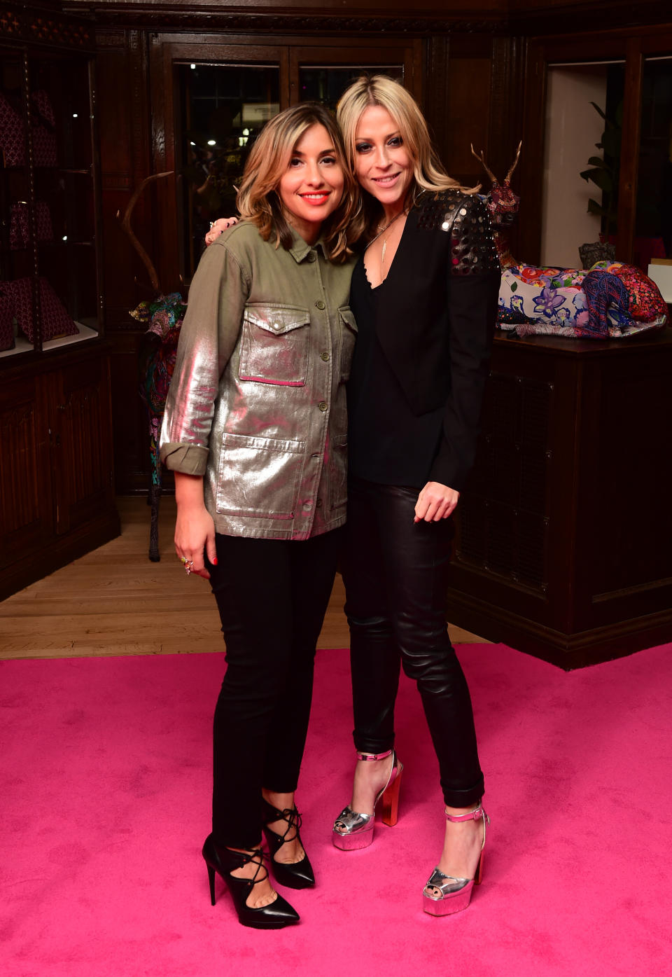 Melanie Blatt (left) and Nicole Appleton attending the Absolutely Fabulous The Movie After Party held at Liberty Department Store in London.