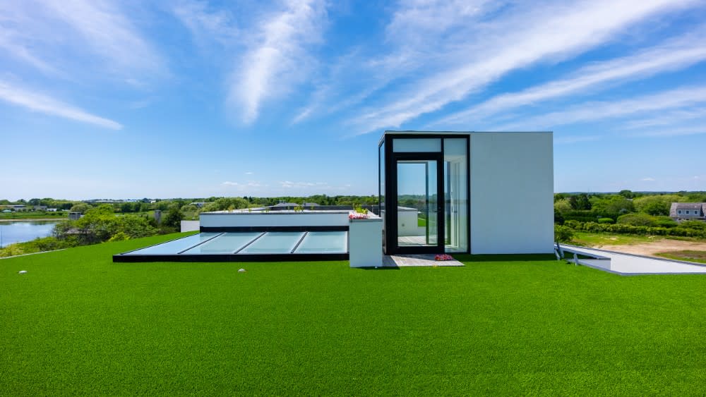 The grassy rooftop. - Credit: The Corcoran Group