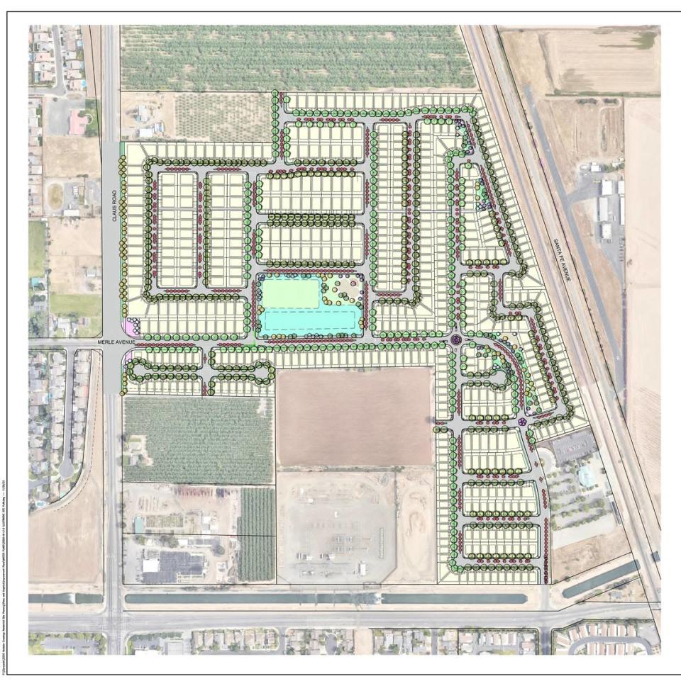 Plan de urbanización de The Crossings, en el este de Modesto