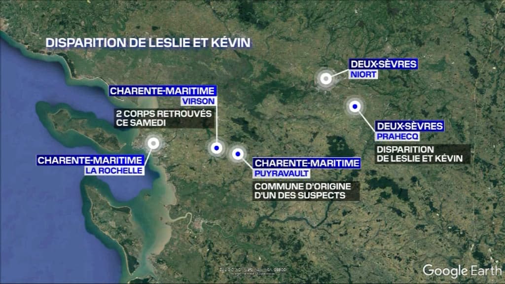 Un premier corps a été découvert vendredi après-midi à Puyravault, la commune d'origine de ce suspect, et le second samedi dans un hameau voisin, Les Haies - BFMTV