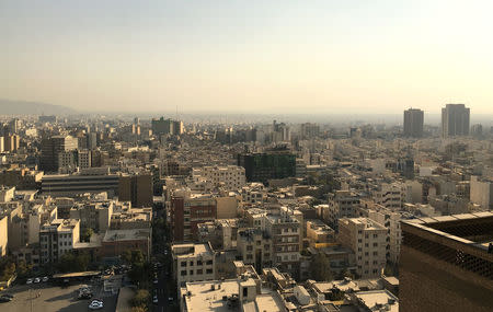 Tehran skyline as seen from Iran's interior ministry in Tehran, October 24, 2016. Picture taken on October 24, 2016. REUTERS/Gabriela Baczynska