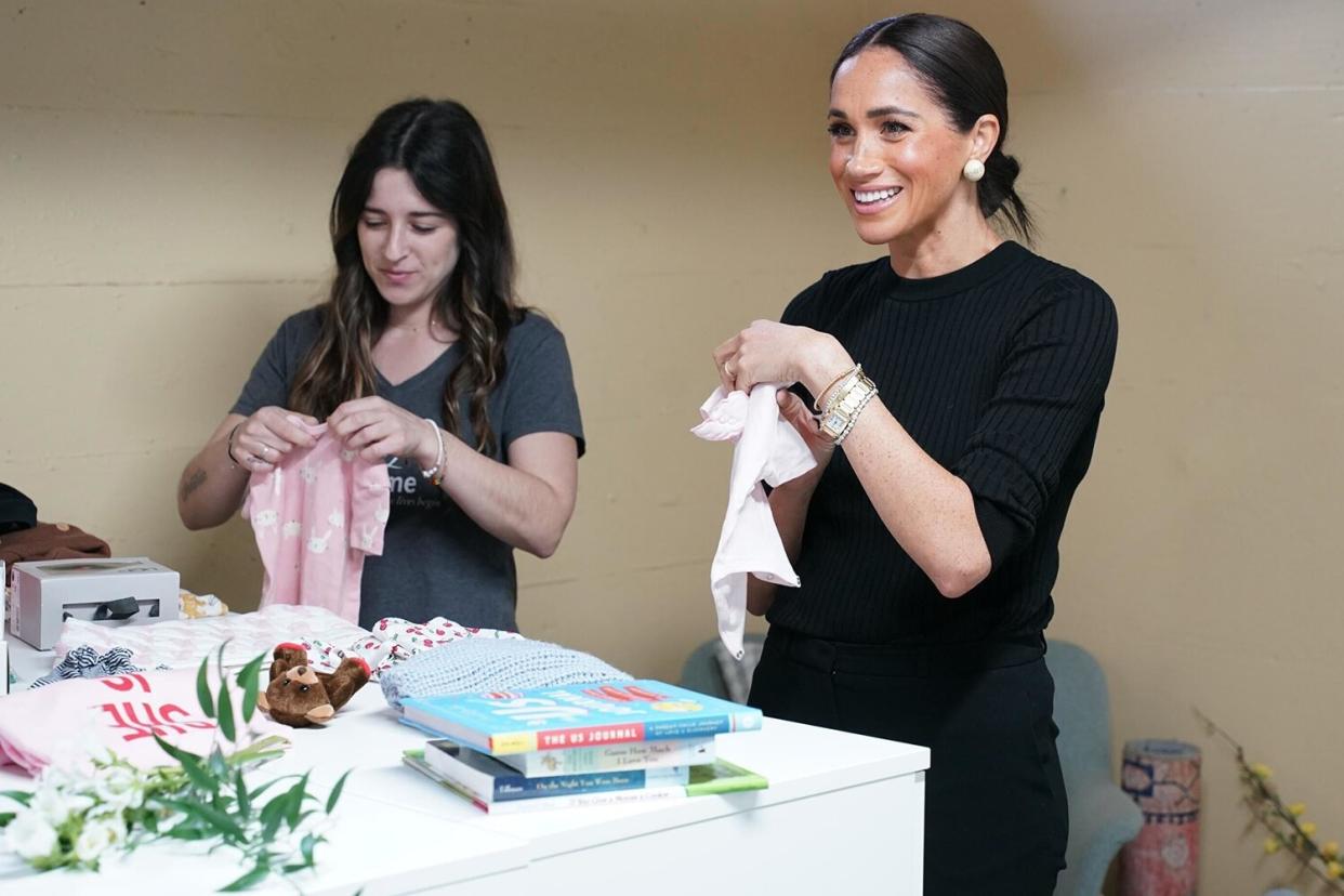 Meghan Markle Celebrates International Women's Day with Charity Visit