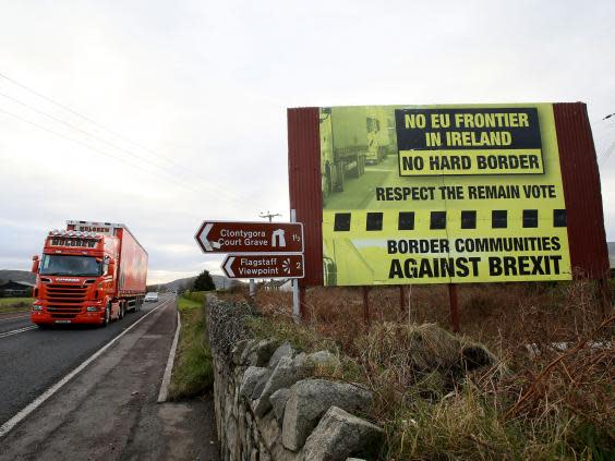 Border disorder: the Irish backstop has dogged Brexit talks (Getty)