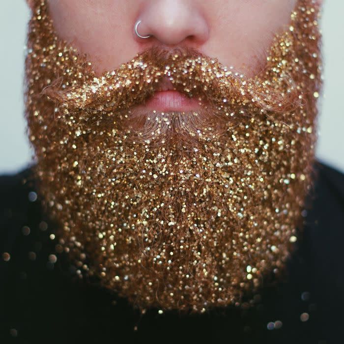  Sparkle out with your bearded self