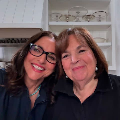 <p>Julia Louis-Dreyfus/Instagram</p> Julia Louis-Dreyfus and Ina Garten